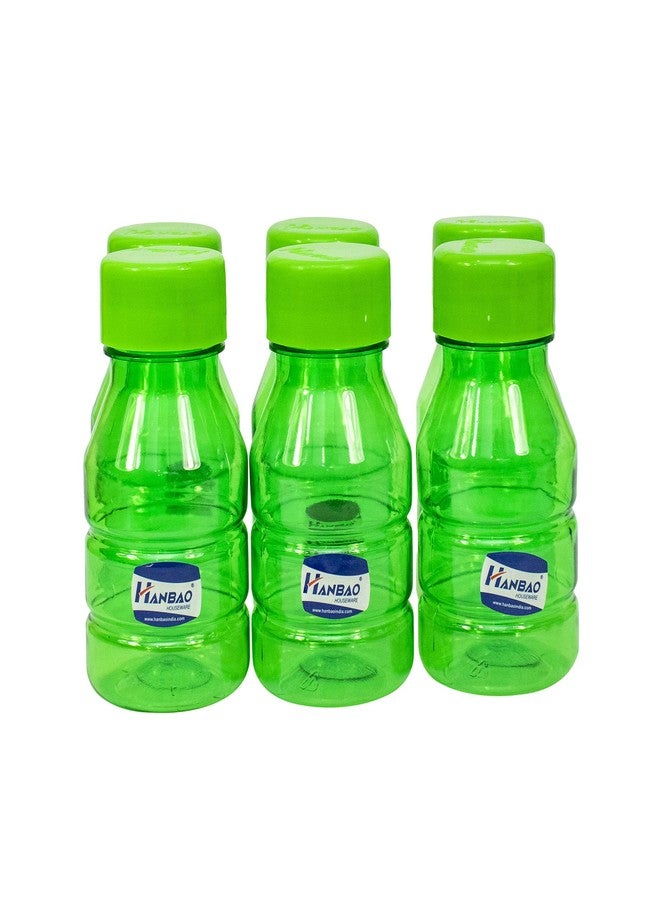 HANBAO SMALL PET WATER BOTTLE, 250ml (Pack of 6) Green - Image 2